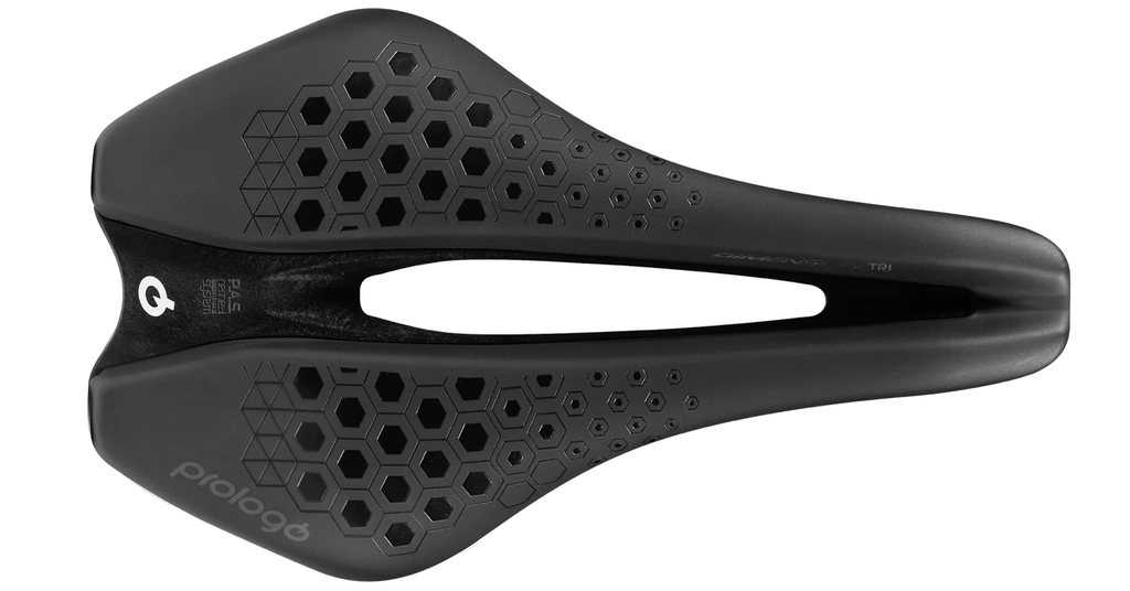 Selle Dimension Tri Nack rail CPC Airing 143mm anti/argent