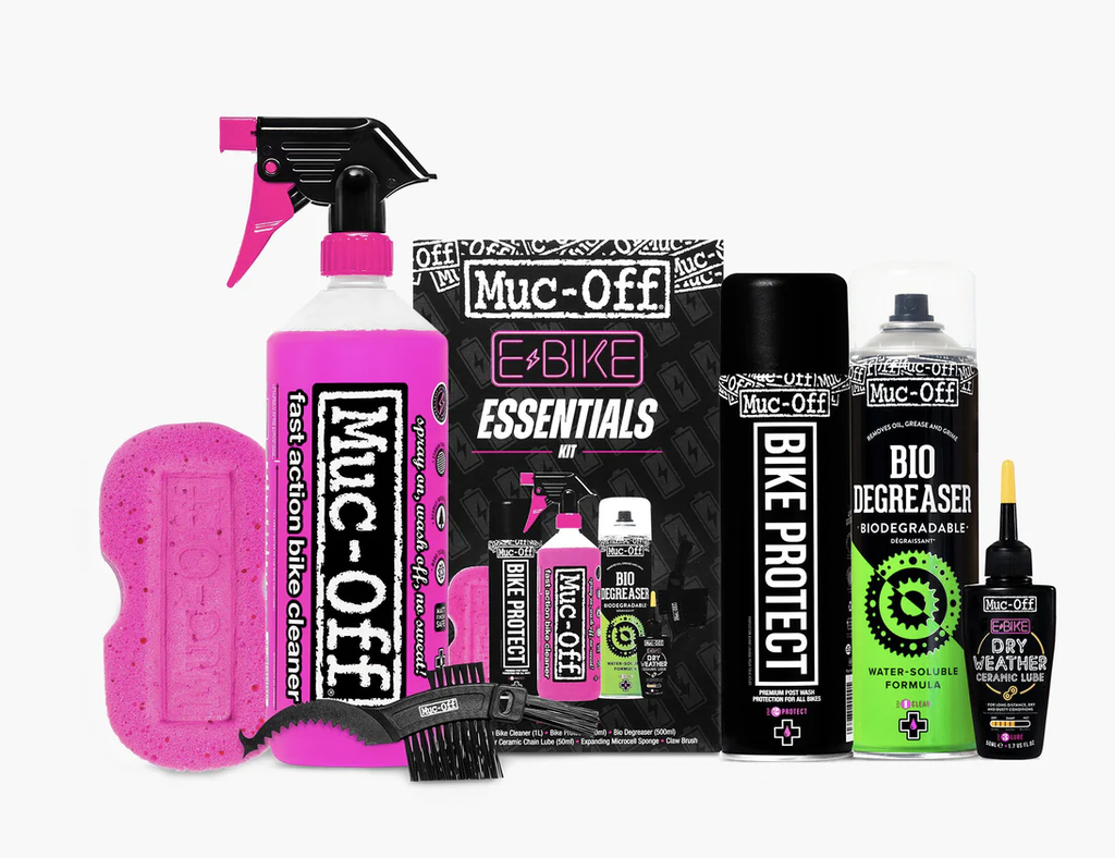 Muc-Off E-Bike Kit Essentials Clean Protect & Lube